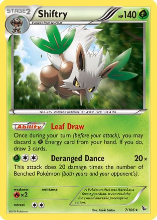 Shiftry (FLF-007) (Reverse Holofoil)