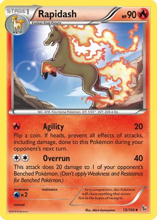Rapidash (FLF-015) (Reverse Holofoil)