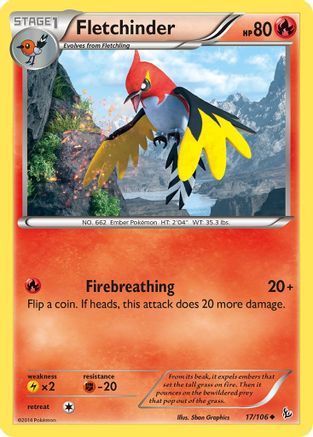 Fletchinder (FLF-017) (Reverse Holofoil)