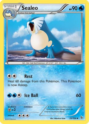 Sealeo (FLF-025) (Reverse Holofoil)