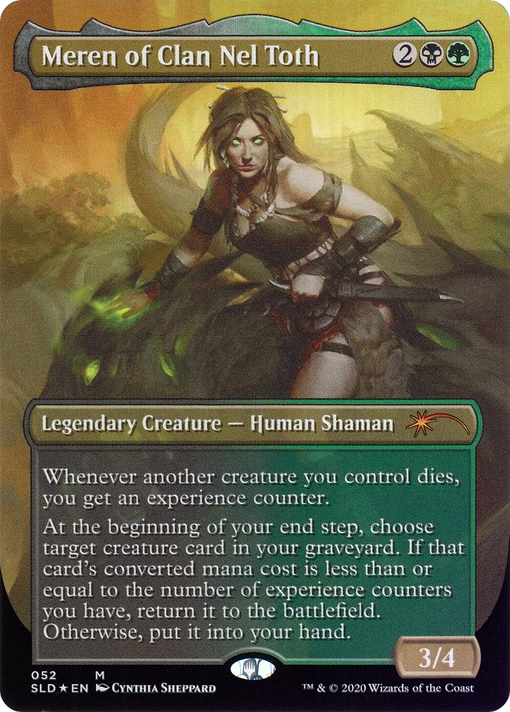 Meren of Clan Nel Toth (SLD-052) (Borderless) (Foil)