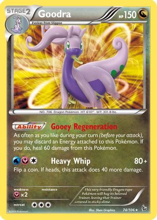 Goodra (FLF-074) (Reverse Holofoil)