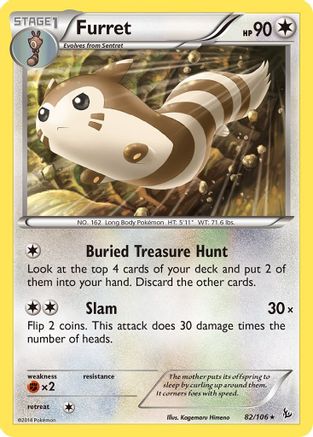 Furret (FLF-082) (Reverse Holofoil)