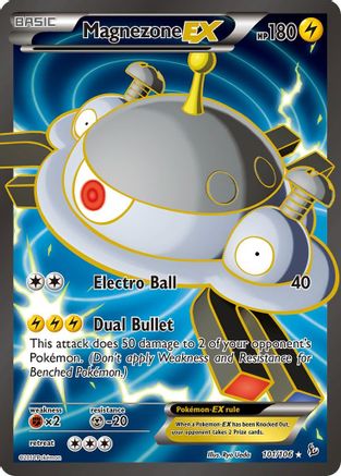 Magnezone EX (101 Full Art) (FLF-101) (Holofoil)