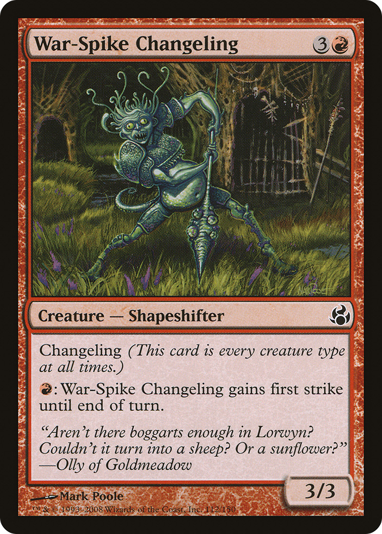 War-Spike Changeling (MOR-112) (Foil)