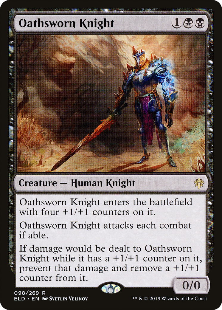 Oathsworn Knight (ELD-098) (Foil)