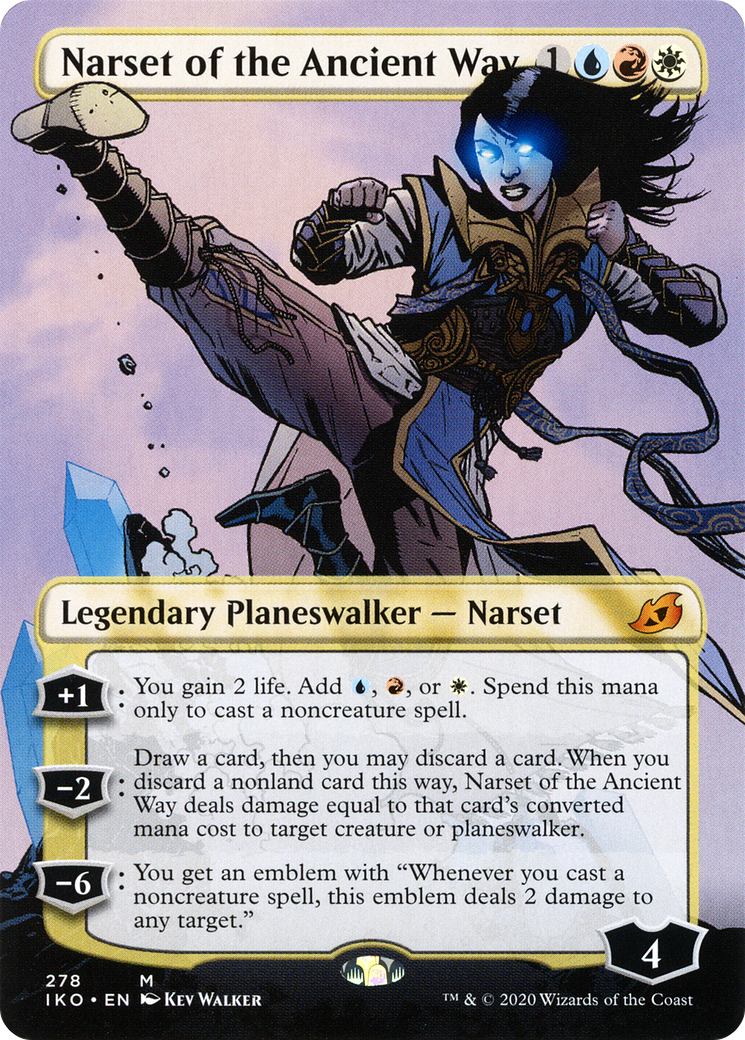 Narset of the Ancient Way (IKO-278) (Borderless) (Foil)