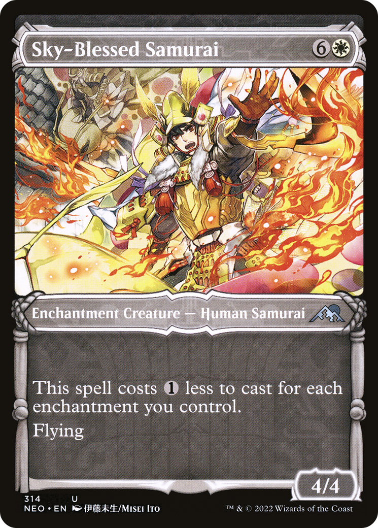 Sky-Blessed Samurai (NEO-314) (Showcase) (Foil)
