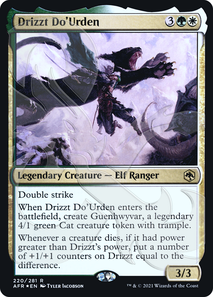 Drizzt Do'Urden (Ampersand Stamped) (AFR&-220A) (Foil)