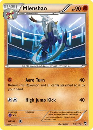 Mienshao (FFI-057) (Reverse Holofoil)