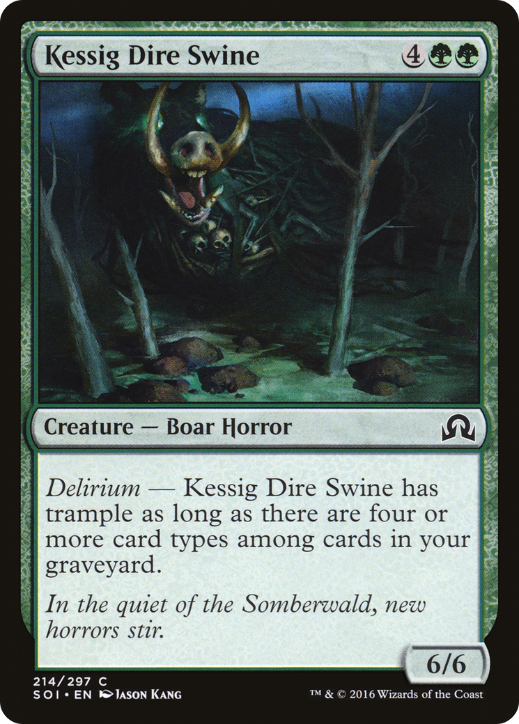 Kessig Dire Swine (SOI-214) (Foil)