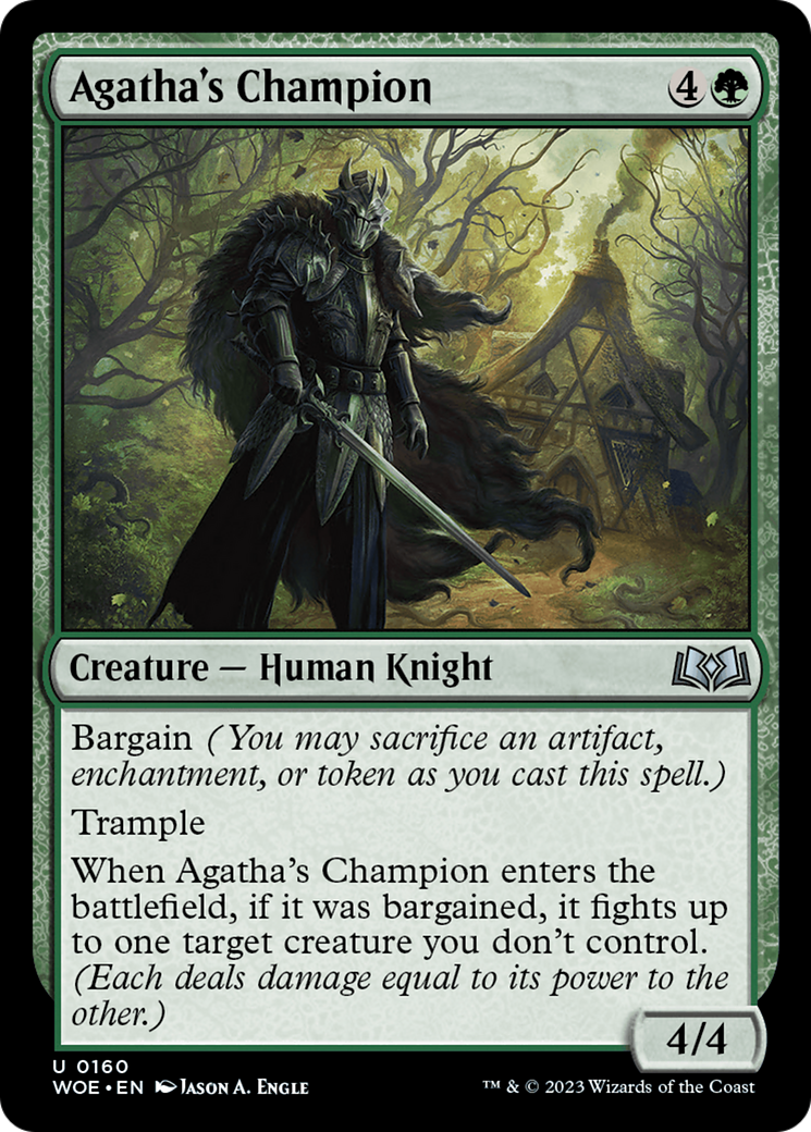 Agatha's Champion (WOE-160) (Foil)