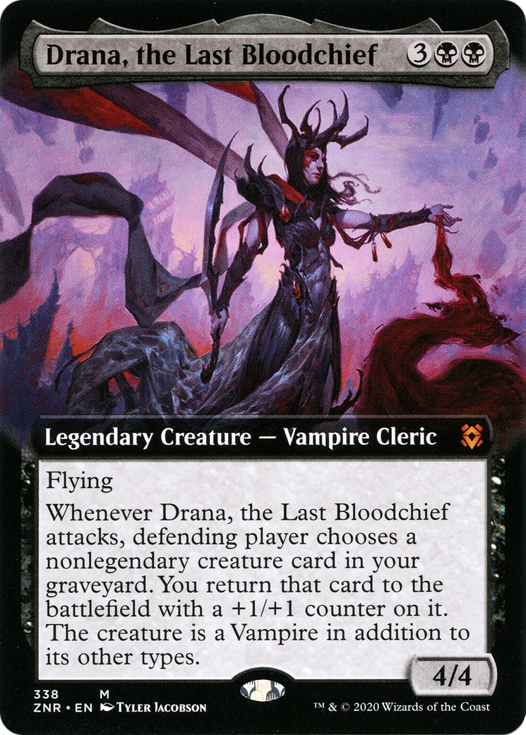 Drana, the Last Bloodchief (ZNR-338) (Extended Art)