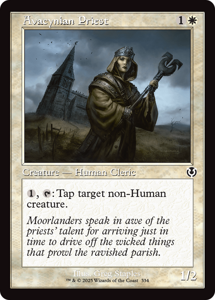 Avacynian Priest (INR-334) (Foil)