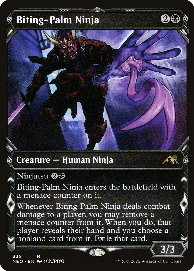 Biting-Palm Ninja (NEO-338) (Showcase) (Foil)