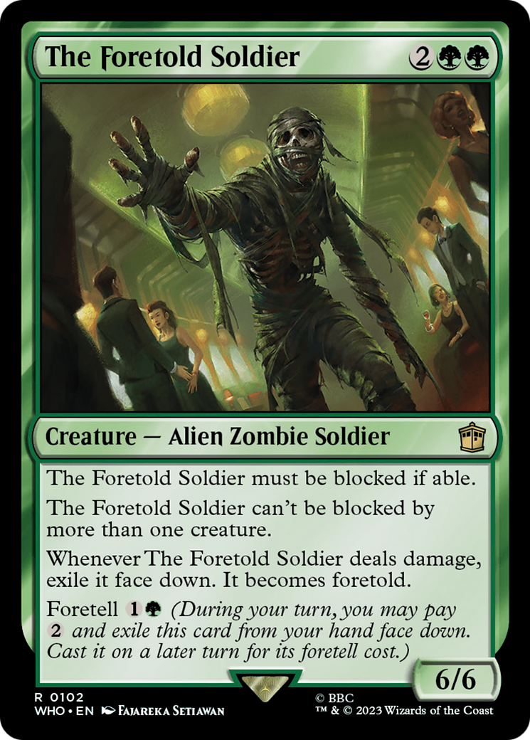 The Foretold Soldier (WHO-102) (Foil)