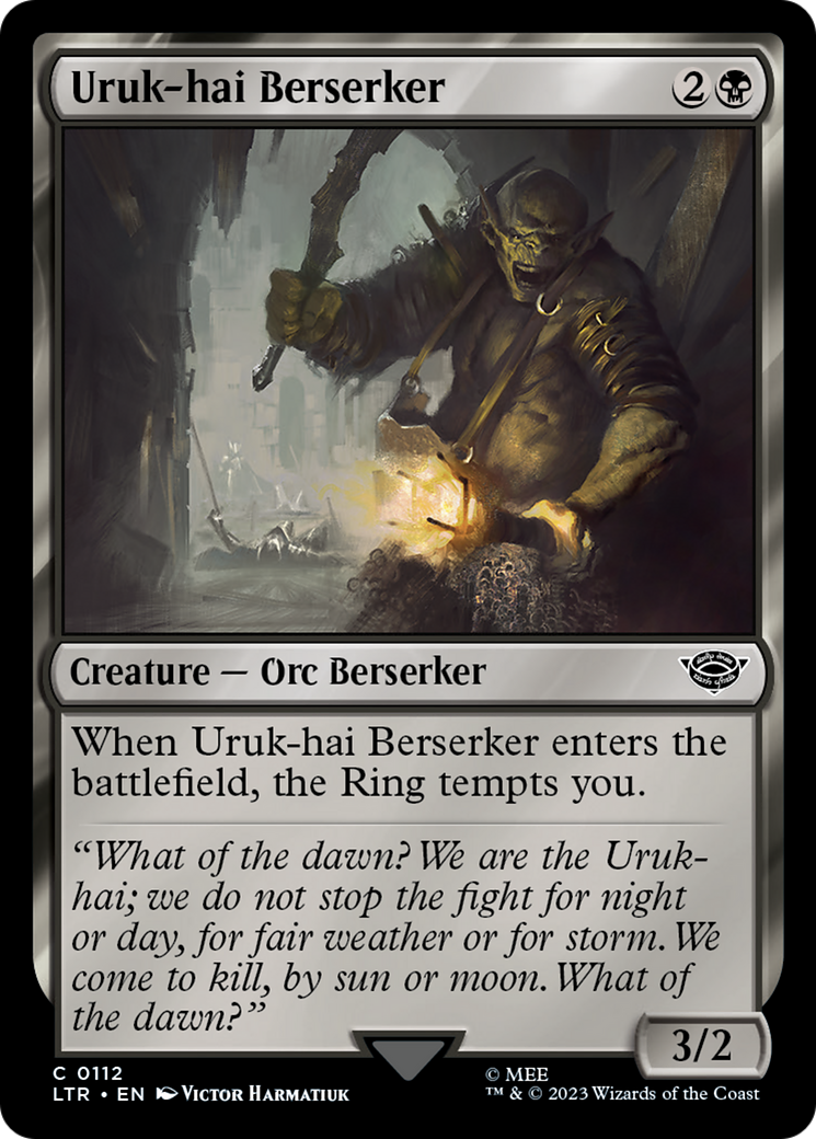Uruk-hai Berserker (LTR-112) (Foil)