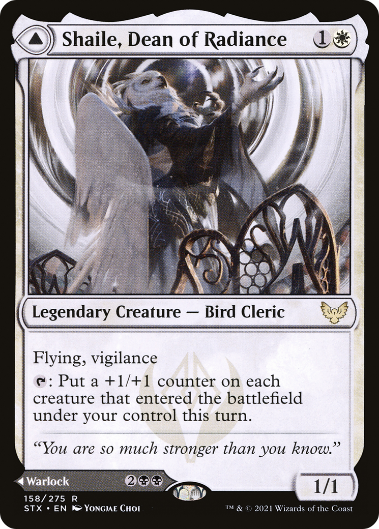 Shaile, Dean of Radiance // Embrose, Dean of Shadow (STX-158) (Foil)