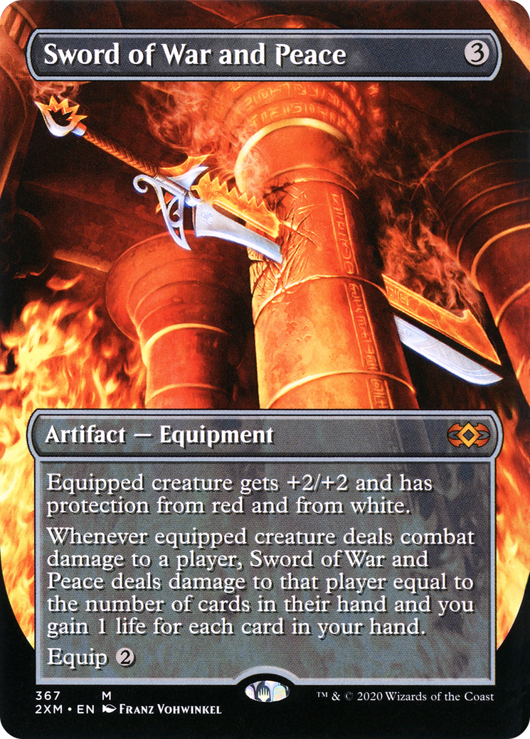 Sword of War and Peace (2XM-367) (Borderless) (Foil)