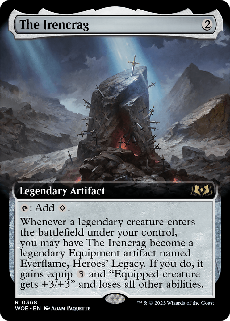 The Irencrag (WOE-368) (Extended Art) (Foil)