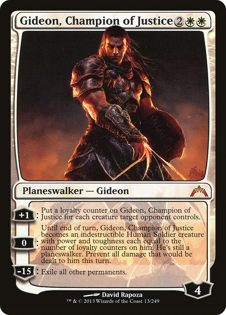 Gideon, Champion of Justice (GTC-013) (Foil)