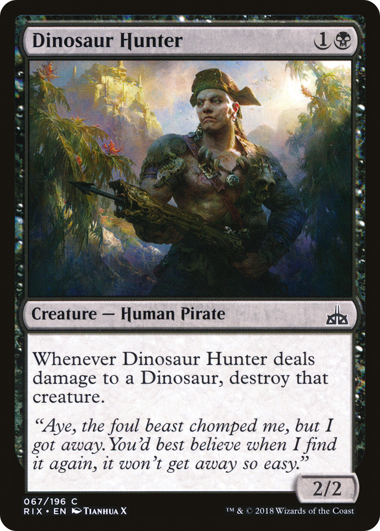 Dinosaur Hunter (RIX-067) (Foil)