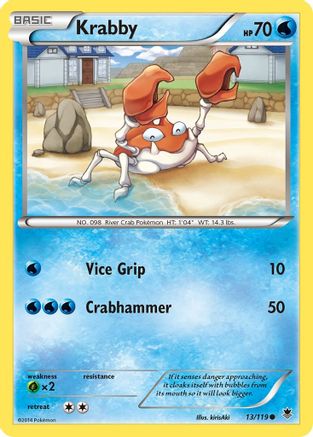 Krabby (PHF-013) (Reverse Holofoil)