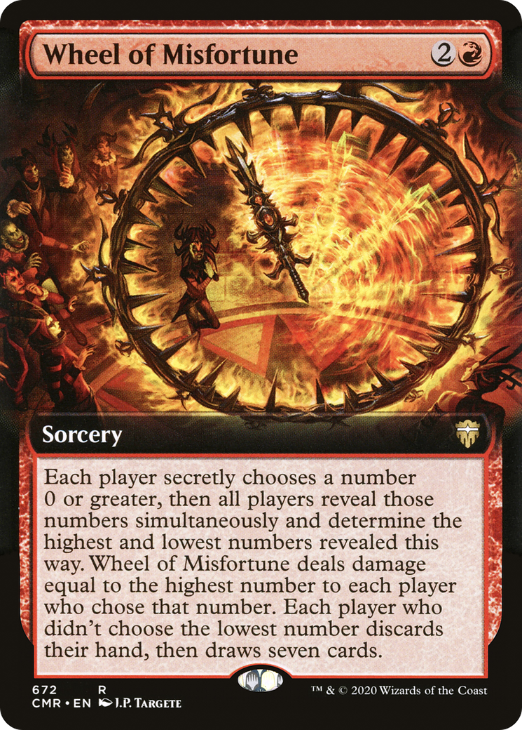 Wheel of Misfortune (CMR-672) (Extended Art) (Foil)
