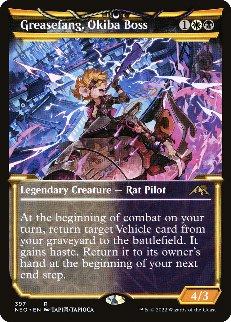 Greasefang, Okiba Boss (NEO-397) (Showcase) (Foil)