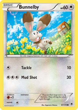 Bunnelby (PHF-087) (Reverse Holofoil)