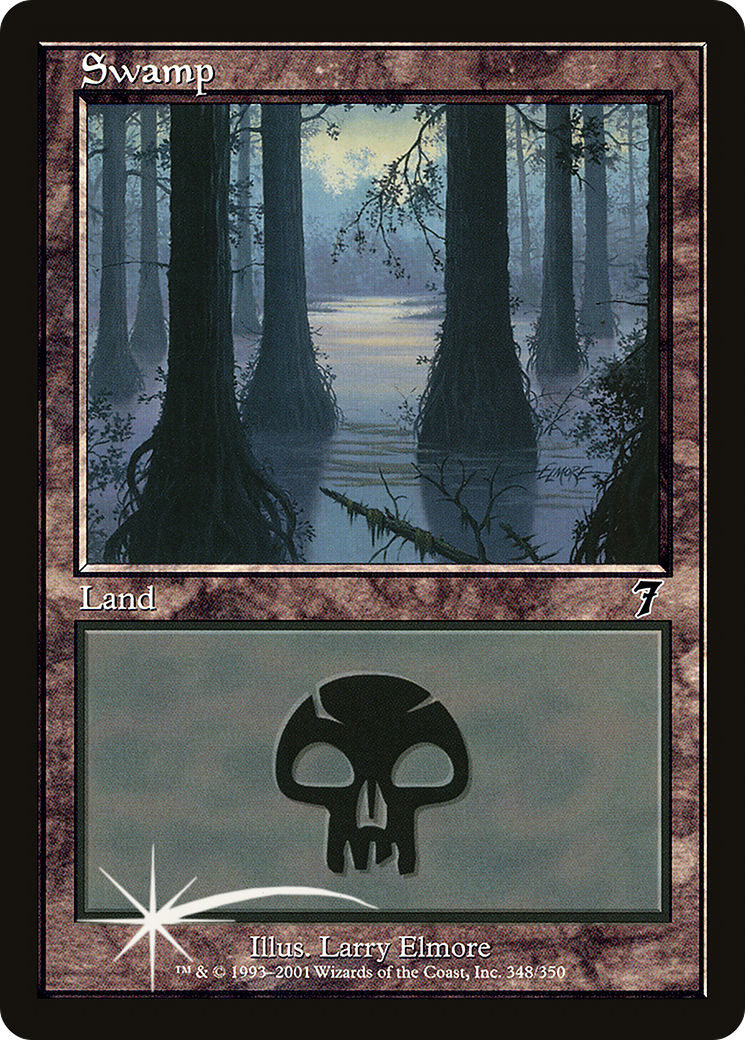 Swamp (348) (7ED-348★) (Foil)