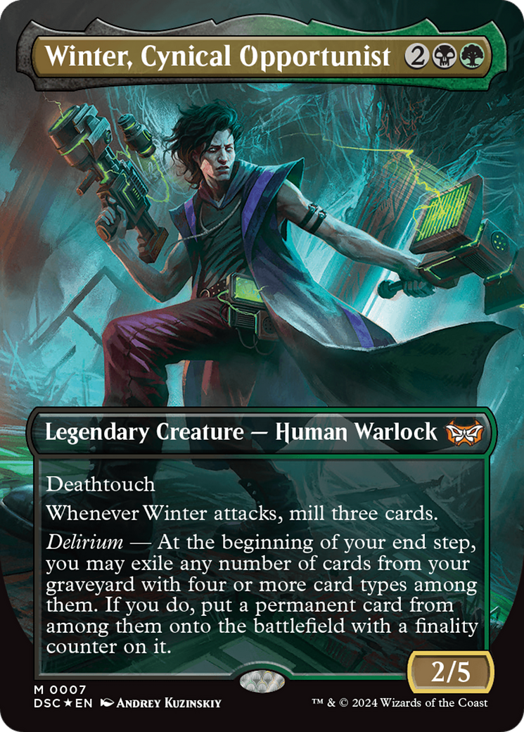 Winter, Cynical Opportunist (DSC-007) (Borderless)