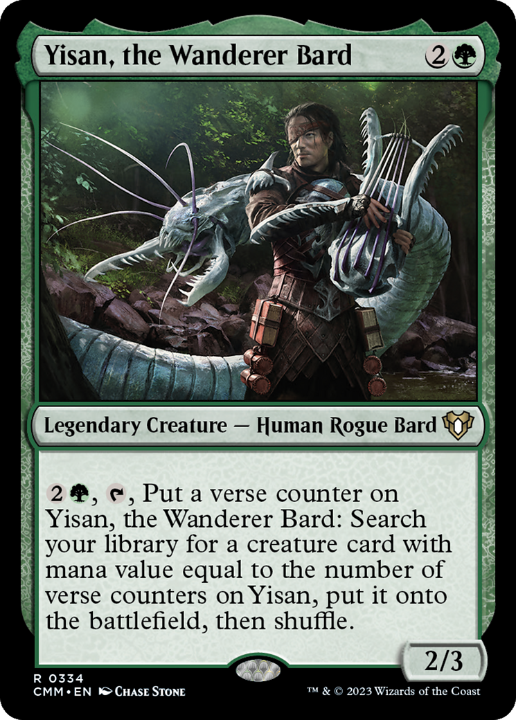Yisan, the Wanderer Bard (CMM-334)