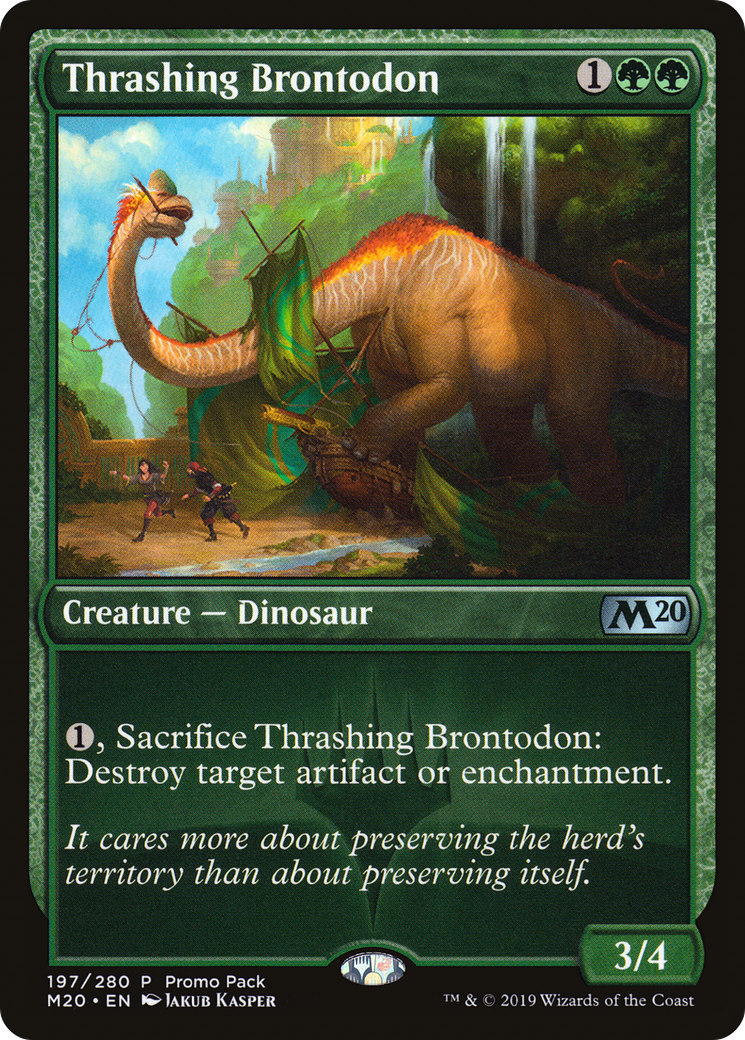Thrashing Brontodon (PPM20-197)
