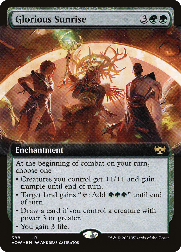 Glorious Sunrise (VOW-388) (Extended Art) (Foil)