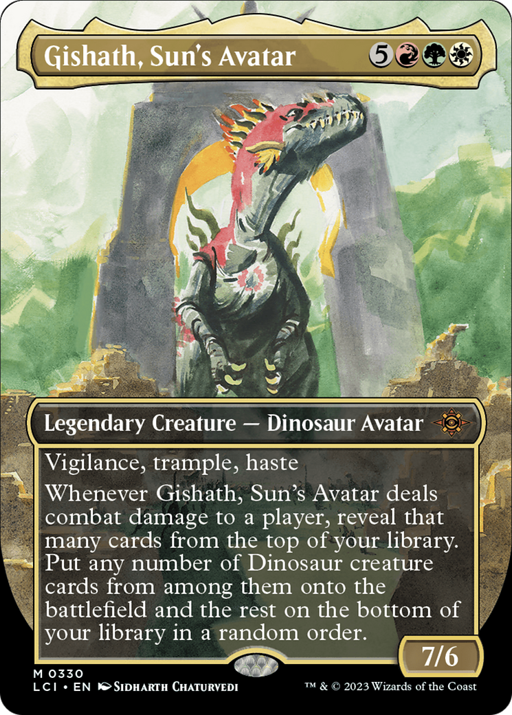 Gishath, Sun's Avatar (LCI-330) (Borderless) (Foil)