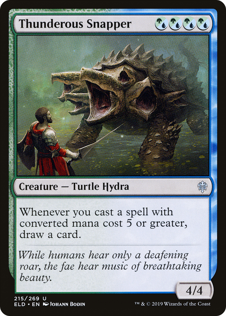 Thunderous Snapper (ELD-215) (Foil)