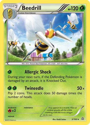 Beedrill (PRC-003) (Reverse Holofoil)