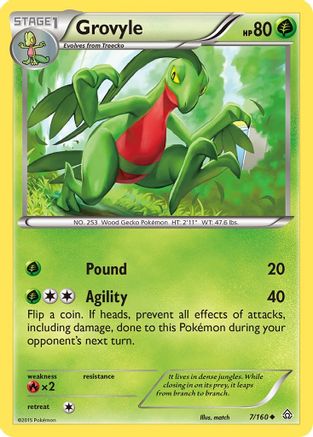 Grovyle (PRC-007) (Reverse Holofoil)