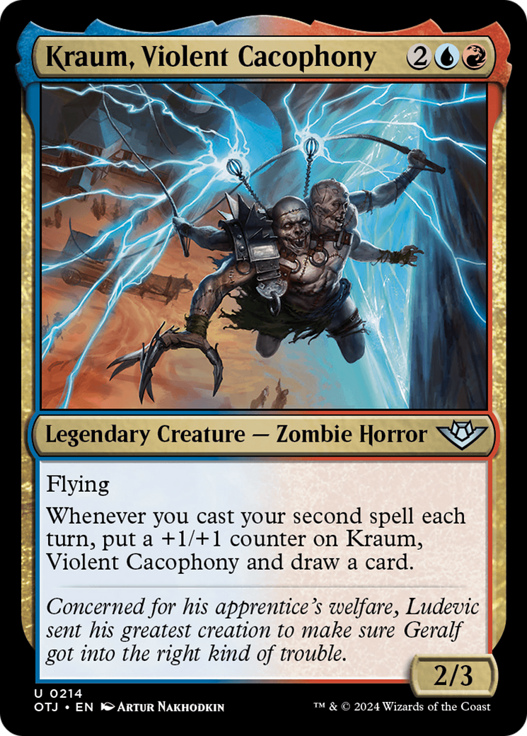 Kraum, Violent Cacophony (OTJ-214) (Foil)