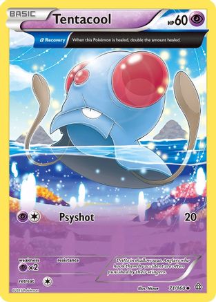 Tentacool (Alpha) (PRC-071) (Reverse Holofoil)