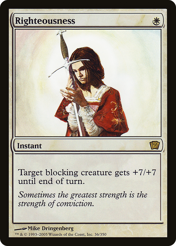 Righteousness (9ED-036★) (Foil)