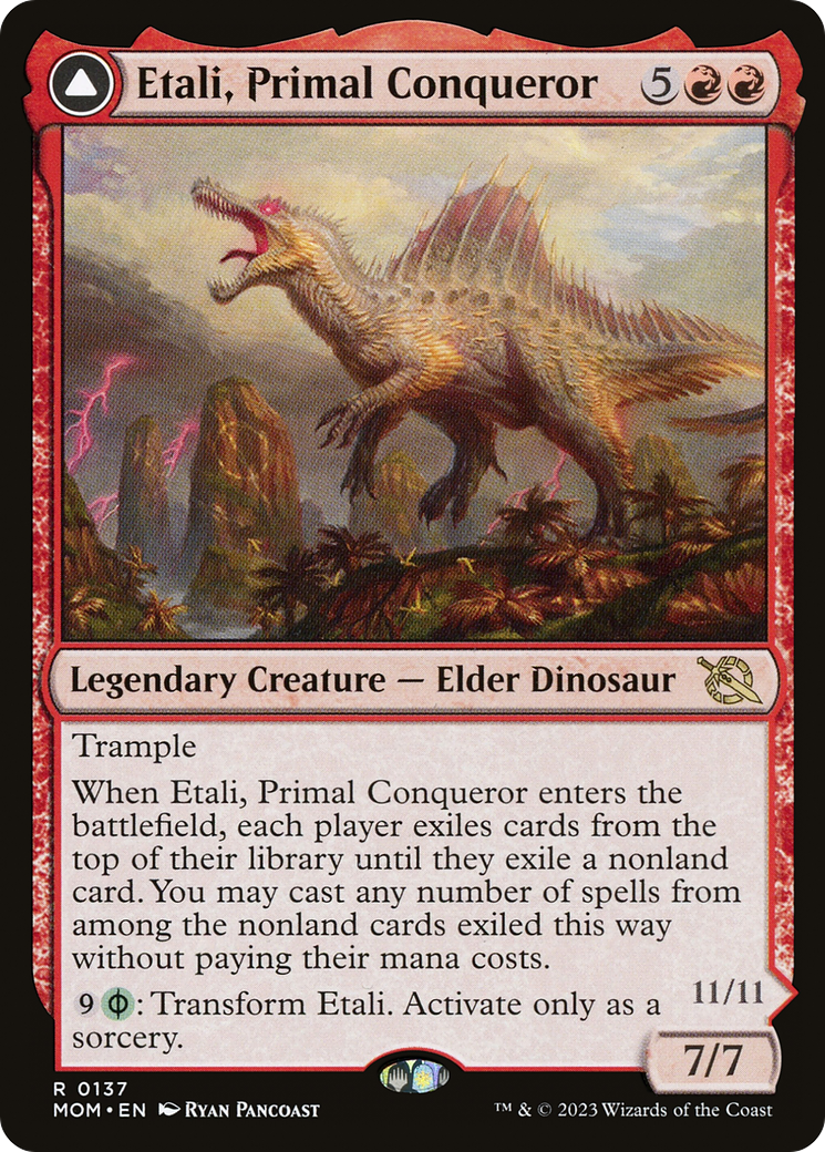 Etali, Primal Conqueror // Etali, Primal Sickness (MOM-137) (Foil)