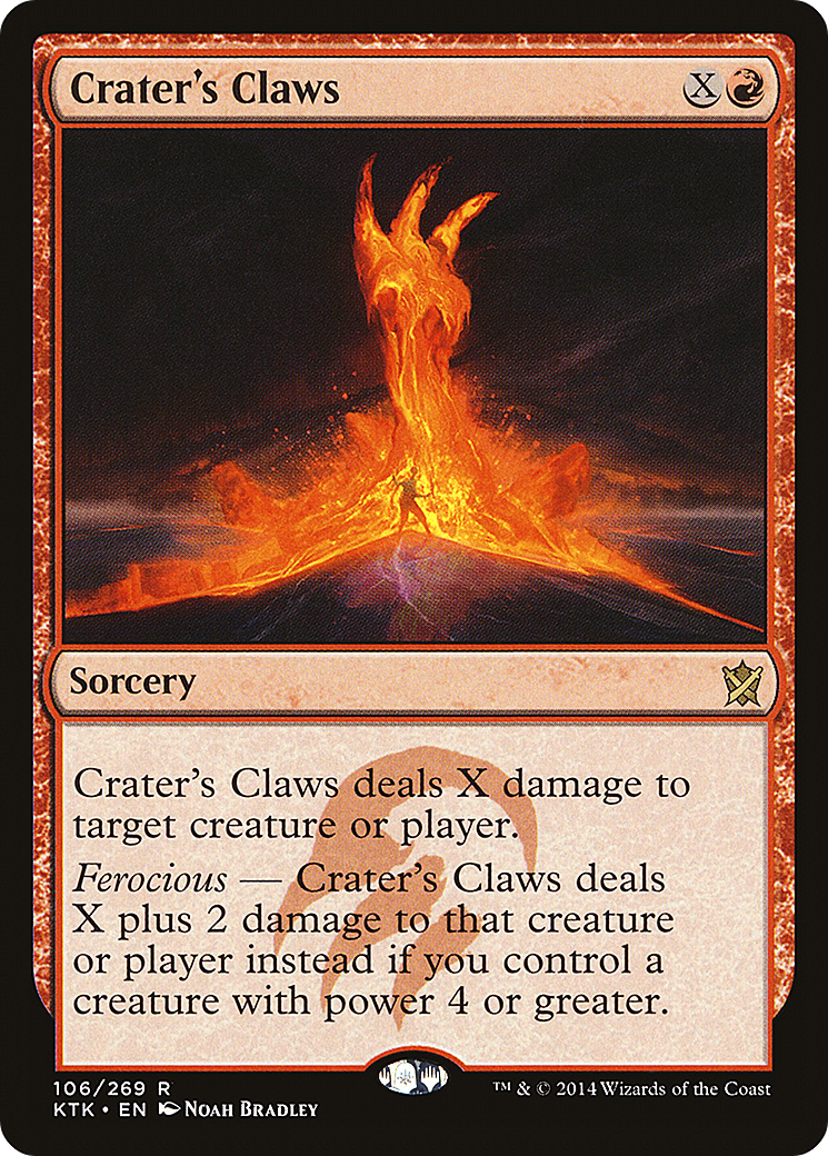 Crater's Claws (KTK-106) (Foil)
