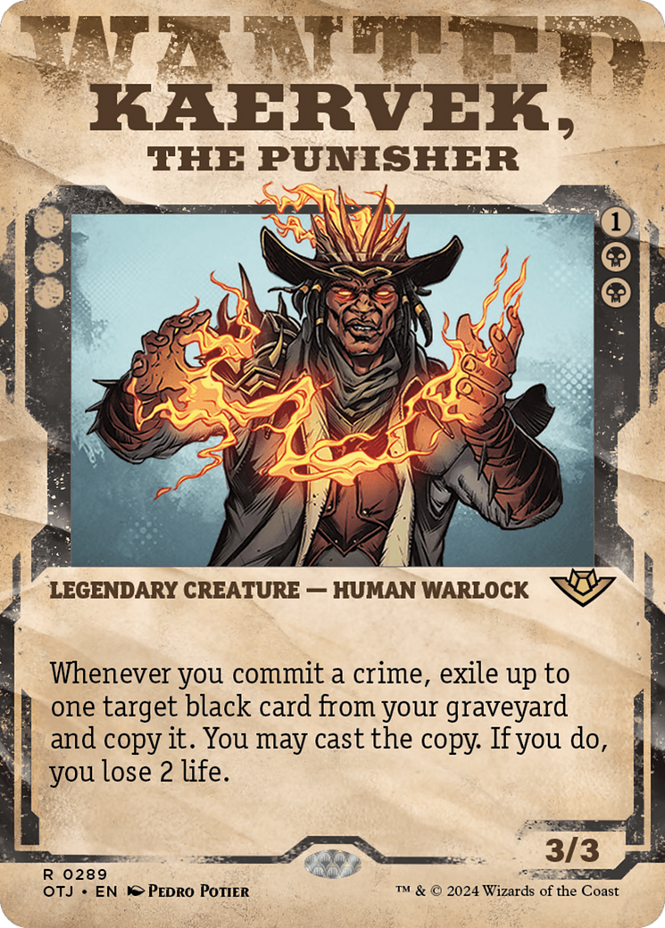Kaervek, the Punisher (OTJ-289) (Showcase) (Borderless)