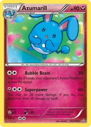 Azumarill (PRC-103) (Reverse Holofoil)