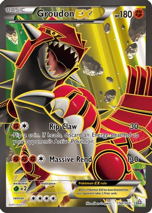Groudon EX (150 Full Art) (PRC-150) (Holofoil)