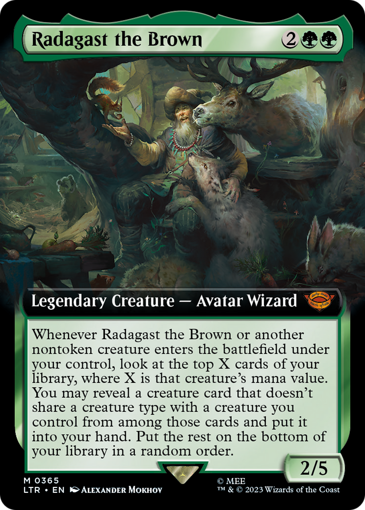 Radagast the Brown (LTR-365) (Extended Art) (Foil)