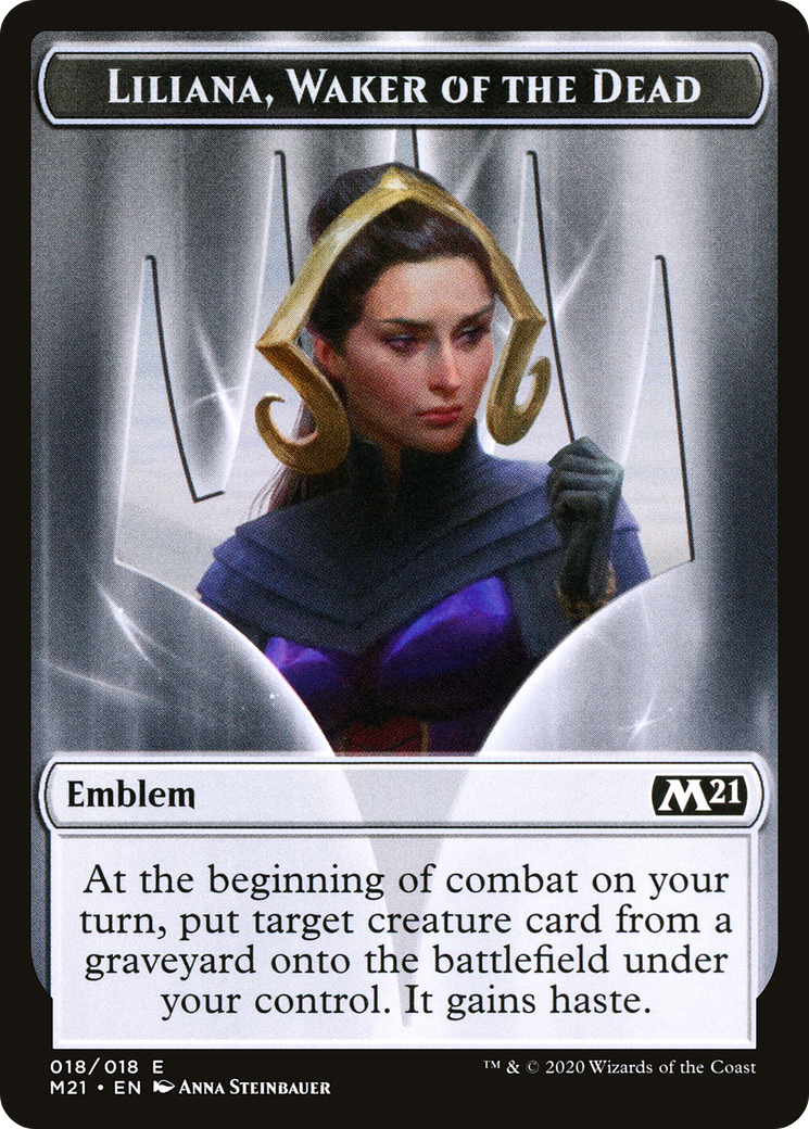 Liliana, Waker of the Dead Emblem (TM21-018)