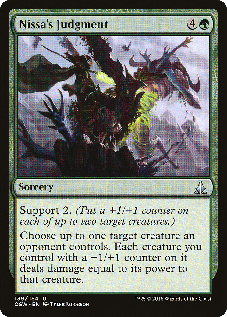 Nissa's Judgment (OGW-139) (Foil)